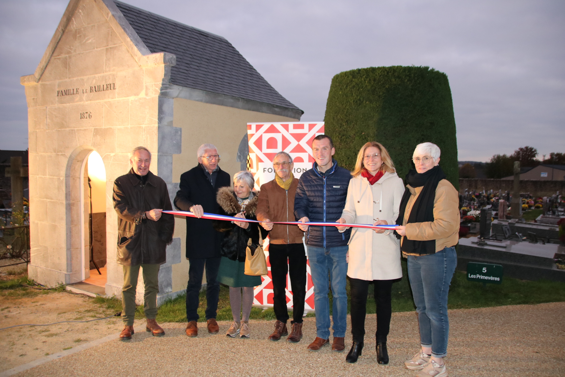 INAUGURATION DE LA CHAPELLE ORILLARD